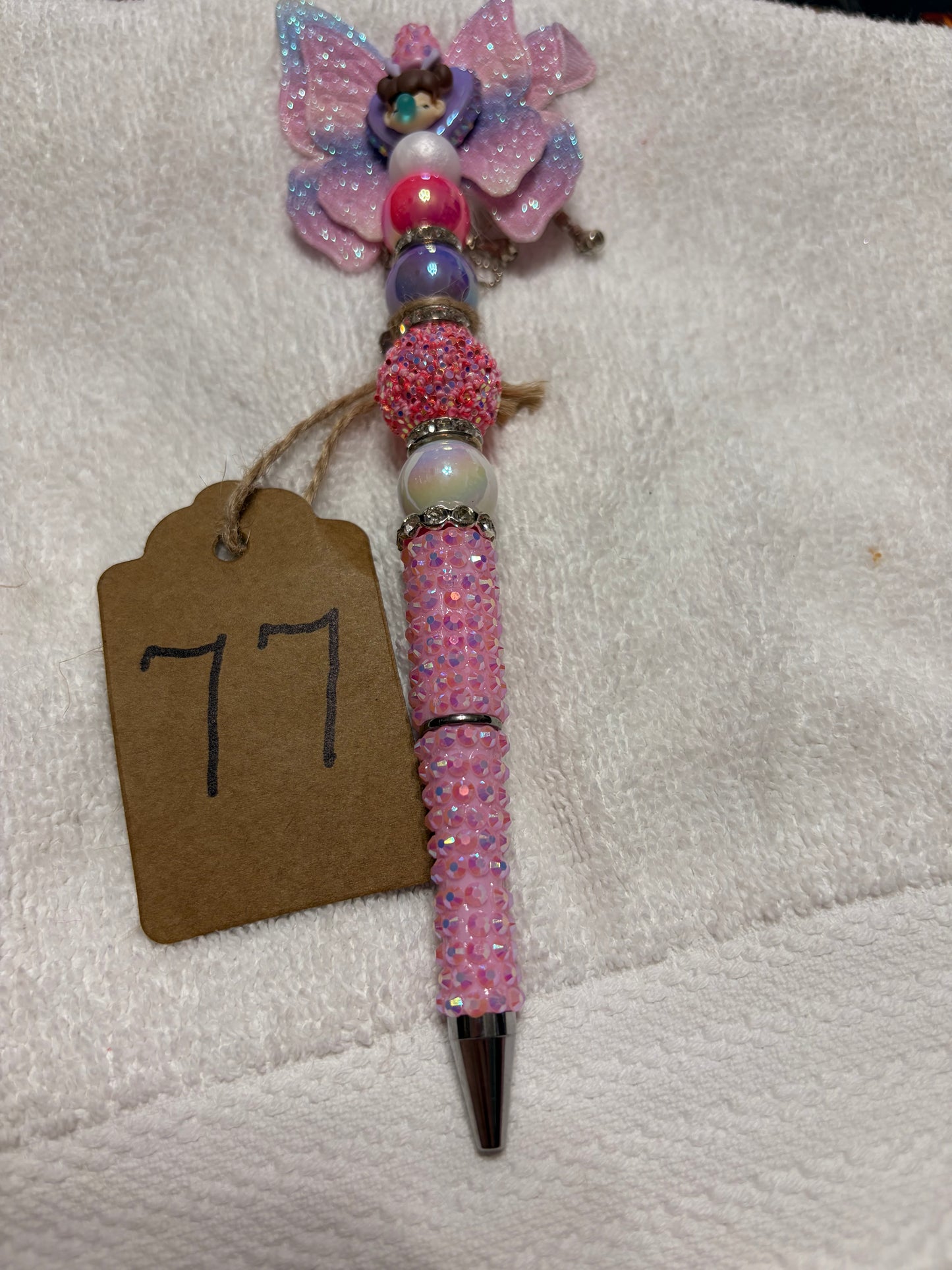 Pink butterfly fairy